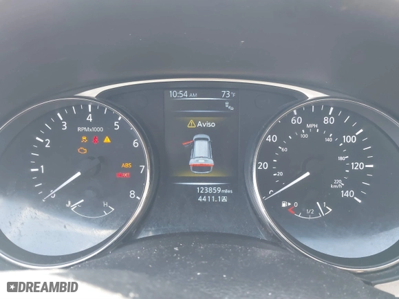 2016 Nissan Rogue S with VIN KNMAT2MV7GP618804, listed as a IAAI auction lot 41634599 with 123,859 mi miles. Bid and sale history available at carsss.com. Image 7.