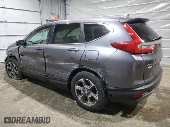 2018 Honda CR-V EX-L with VIN 7FARW2H8XJE012580, listed as a Copart auction lot 47826265 with 67,336 mi miles and Salvage Title. Bid and sale history available at carsss.com. Image 2.