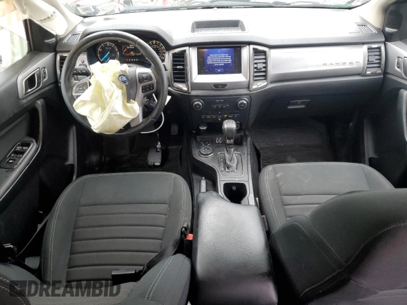 2021 Ford Ranger XL with VIN 1FTER4FH5MLD26185, listed as a Copart auction lot 58040675 with 27,541 mi miles and Salvage title. Bid and sale history available at DreamBid. Image 8.