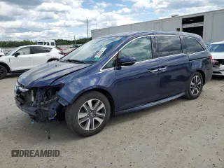 2014 Honda Odyssey Touring с VIN 5FNRL5H9XEB021235, выставлен на аукционе Copart как лот 58368215 с пробегом 166 630 миль миль и Списание • Salvage title. История ставок и продаж доступна на DreamBid. Изображение 1.