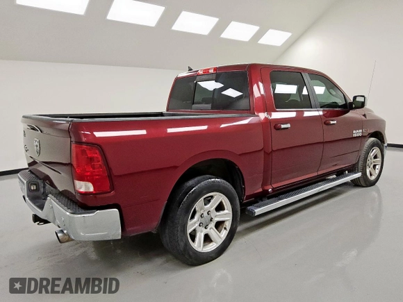 2018 Ram 1500 Lone Star Silver with VIN 1C6RR6LM4JS239160, listed as a Copart auction lot 64111555 with 158,195 mi miles and Clean title. Bid and sale history available at DreamBid. Image 3.