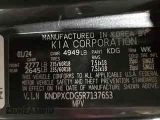 2024 Kia Sportage Hybrid SX-Prestige with VIN KNDPXCDG5R7137653, listed as a Copart auction lot 48767675 with 5,894 mi miles and Salvage Title. Bid and sale history available at carsss.com. Image 14.
