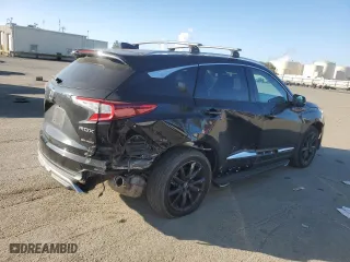 2019 Acura RDX w/Technology Pkg with VIN 5J8TC2H55KL008307, listed as a Copart auction lot 42444545 with 50,366 mi miles and Salvage Title. Bid and sale history available at carsss.com. Image 3.