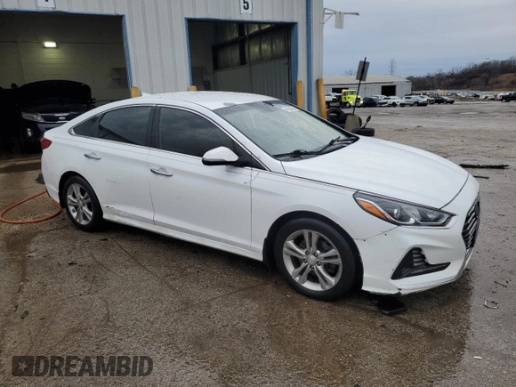 2018 Hyundai Sonata SEL with VIN 5NPE34AFXJH658789, listed as a Copart auction lot 47558645 with 82,936 mi miles and Salvage Title. Bid and sale history available at carsss.com. Image 4.