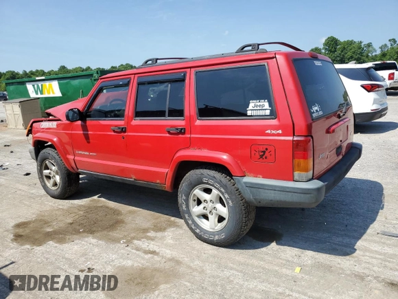 2000 Jeep Cherokee с VIN 1J4FF48S6YL129175, выставлен на аукционе Copart как лот 62481615 с пробегом Не указан миль и Списание • Salvage title. История ставок и продаж доступна на DreamBid. Изображение 2.