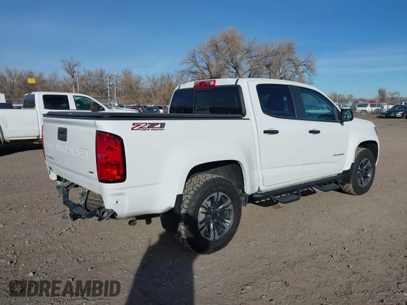 2021 Chevrolet Colorado 4WD Z71 z VIN 1GCGTDEN3M1234781, wystawiony jako IAAI lot #41086044 z przebiegiem 45 010 mil mil oraz . Historia ofert i sprzedaży dostępna na DreamBid. Obrazek 4.