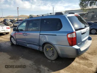 2007 Kia Sedona EX with VIN KNDMB233X76123907, listed as a Copart auction lot 75496494 with 263,694 mi miles and Salvage Title. Bid and sale history available at carsss.com. Image 2.