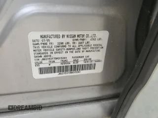 2005 Infiniti G35 with VIN JNKCV51F75M315293, listed as a Copart auction lot 54776775 with Not Provided miles and Clean Title. Bid and sale history available at carsss.com. Image 12.