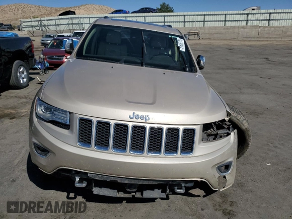 2015 Jeep Grand Cherokee Overland with VIN 1C4RJFCT5FC913728, listed as a Copart auction lot 51605375 with 180,452 mi miles and Salvage Title. Bid and sale history available at carsss.com. Image 5.