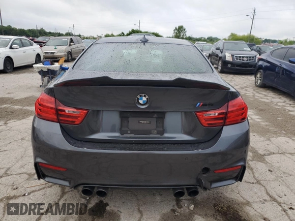 2016 BMW M4 with VIN WBS3R9C56GK335723, listed as a Copart auction lot 57647274 with 164,379 mi miles and Salvage Title. Bid and sale history available at carsss.com. Image 6.