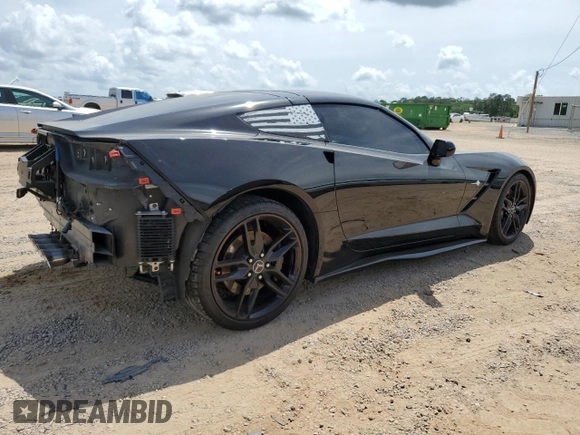 2014 Chevrolet Corvette Z51 3LT with VIN 1G1YM2D72E5102963, listed as a Copart auction lot 54023575 with 99,573 mi miles and Salvage title. Bid and sale history available at DreamBid. Image 3.