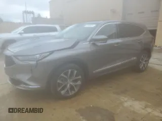 2022 Acura MDX w/Technology Package with VIN 5J8YD9H40NL006276, listed as a Copart auction lot 87428874 with 0 mi miles and Salvage Title. Bid and sale history available at carsss.com. Image 1.