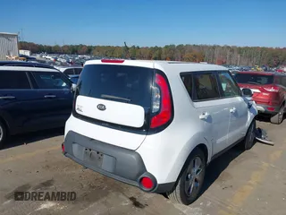 2014 Kia Soul with VIN KNDJN2A27E7089016, listed as a IAAI auction lot 40994947 with 143,939 mi miles. Bid and sale history available at carsss.com. Image 4.