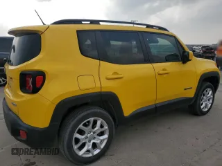 2017 Jeep Renegade Latitude with VIN ZACCJBBB9HPF02614, listed as a Copart auction lot 51486155 with 81,657 mi miles and Salvage Title. Bid and sale history available at carsss.com. Image 3.