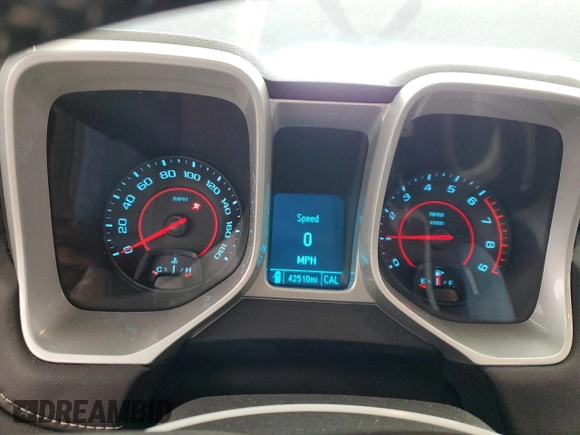 2014 Chevrolet Camaro SS with VIN 2G1FS1EW6E9267088, listed as a Copart auction lot 51487845 with 42,510 mi miles and Salvage Title. Bid and sale history available at carsss.com. Image 9.