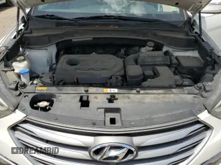 2017 Hyundai Santa Fe 2.4L with VIN 5XYZU3LB3HG456574, listed as a Copart auction lot 61658595 with 55,997 mi miles and Salvage title. Bid and sale history available at DreamBid. Image 11.