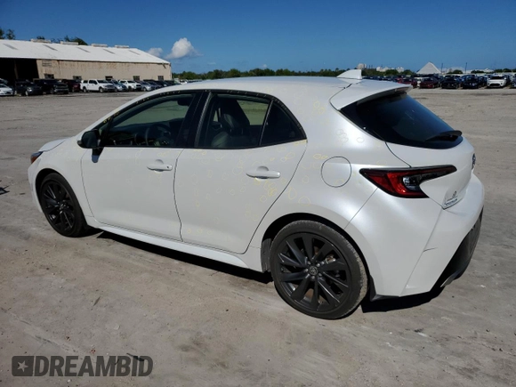 2023 Toyota Corolla Hatchback XSE with VIN JTNC4MBE1P3212783, listed as a Copart auction lot 71613314 with 15,779 mi miles and Salvage Title. Bid and sale history available at carsss.com. Image 2.