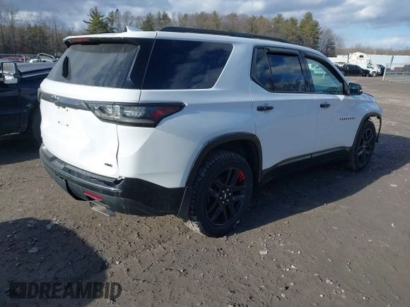 2021 Chevrolet Traverse Premier with VIN 1GNEVKKW8MJ115280, listed as a IAAI auction lot 41729621 with 43,354 mi miles. Bid and sale history available at carsss.com. Image 4.