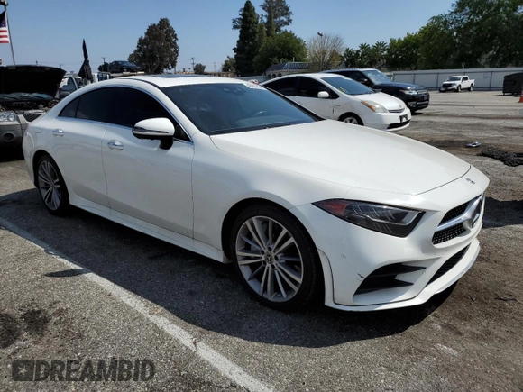2019 Mercedes-Benz CLS with VIN WDD2J5JB1KA038472, listed as a Copart auction lot 48941014 with 44,099 mi miles and Salvage Title. Bid and sale history available at carsss.com. Image 4.