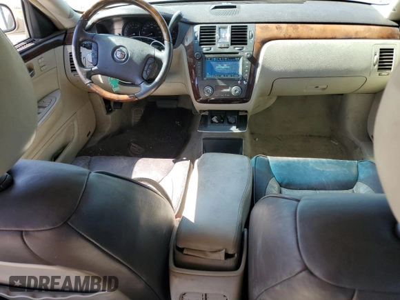 2008 Cadillac DTS 1SC with VIN 1G6KD57Y58U188737, listed as a Copart auction lot 54912035 with 143,249 mi miles and Salvage Title. Bid and sale history available at carsss.com. Image 8.