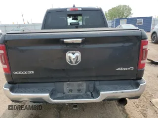 2019 Ram 1500 Laramie with VIN 1C6SRFJTXKN714855, listed as a Copart auction lot 58765625 with Not provided miles and Salvage title. Bid and sale history available at DreamBid. Image 6.