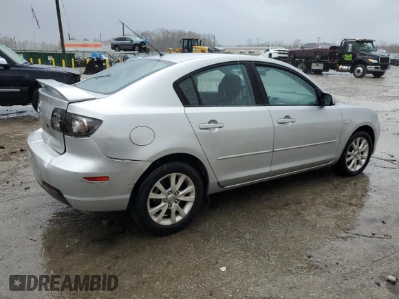 2007 Mazda Mazda3 i Sport with VIN JM1BK32F471705135, listed as a Copart auction lot 44245465 with 236,041 mi miles and Salvage Title. Bid and sale history available at carsss.com. Image 3.