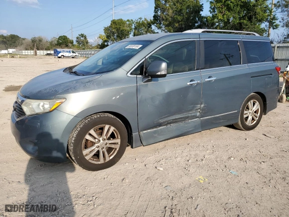 2013 Nissan Quest SV with VIN JN8AE2KP6D9062326, listed as a Copart auction lot 66538104 with 172,849 mi miles and Non Repairable. Bid and sale history available at carsss.com. Image 1.