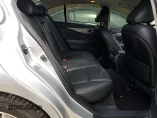2015 Infiniti Q50 Premium with VIN JN1BV7AR3FM411834, listed as a Copart auction lot 48333555 with 129,346 mi miles and Salvage Title. Bid and sale history available at carsss.com. Image 10.