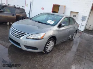 2013 Nissan Sentra SV with VIN 3N1AB7APXDL733641, listed as a IAAI auction lot 41886177 with 185,659 mi miles. Bid and sale history available at carsss.com. Image 2.