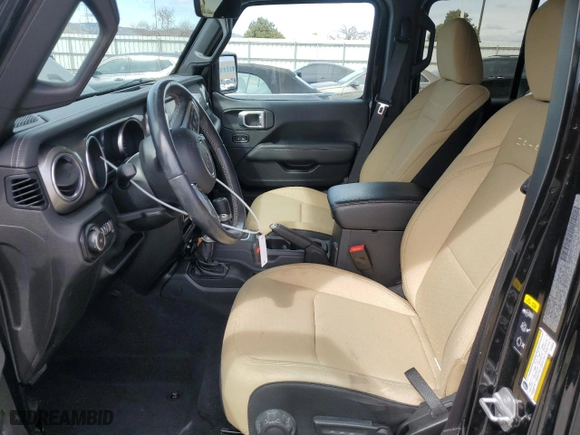 2020 Jeep Wrangler Unlimited North Edition with VIN 1C4HJXEN1LW180586, listed as a Copart auction lot 49437985 with 0 mi miles and Salvage Title. Bid and sale history available at carsss.com. Image 7.