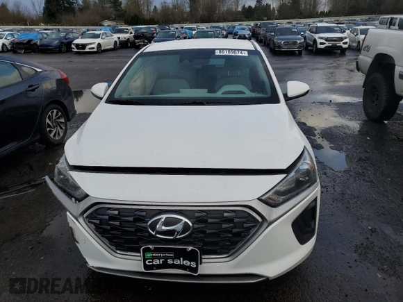 2020 Hyundai Ioniq Blue with VIN KMHC65LC5LU234609, listed as a Copart auction lot 86189074 with 71,220 mi miles and Salvage title. Bid and sale history available at DreamBid. Image 5.