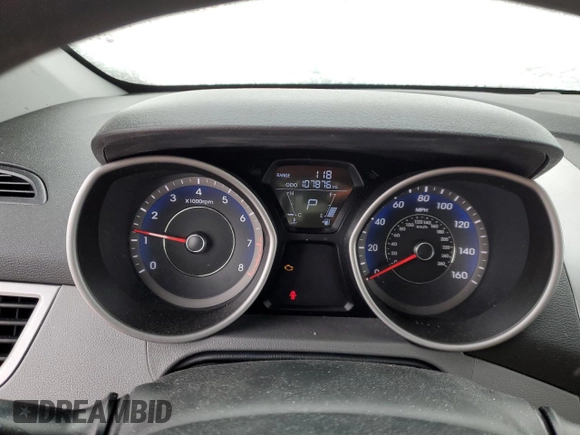 2013 Hyundai Elantra Coupe GS with VIN KMHDH6AE3DU012760, listed as a Copart auction lot 88409225 with 107,876 mi miles and Clean Title. Bid and sale history available at carsss.com. Image 9.