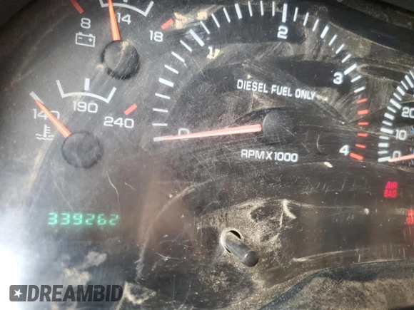 2000 Dodge Ram 2500 with VIN 3B7KF2367YG117410, listed as a Copart auction lot 81840374 with 339,262 mi miles and Salvage Title. Bid and sale history available at carsss.com. Image 9.