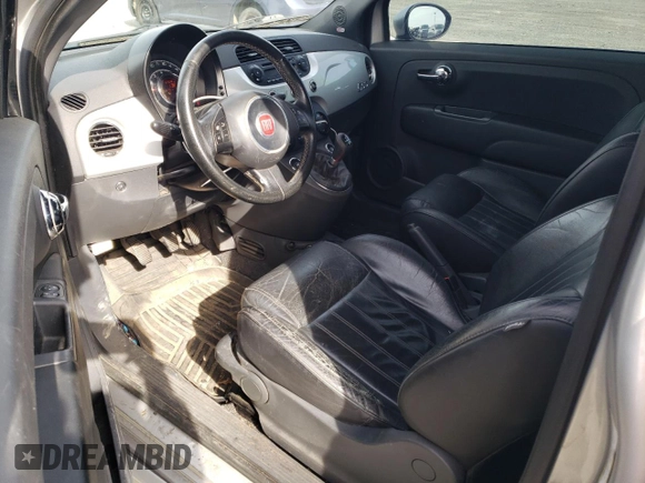 2013 FIAT 500 Turbo with VIN 3C3CFFHH8DT554229, listed as a Copart auction lot 45544355 with 127,548 mi miles and Salvage title. Bid and sale history available at DreamBid. Image 8.