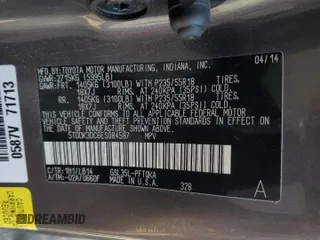 2014 Toyota Sienna Limited с VIN 5TDDK3DC6ES084587, выставлен на аукционе Copart как лот 62018095 с пробегом 152 124 миль миль и Списание • Salvage title. История ставок и продаж доступна на DreamBid. Изображение 13.
