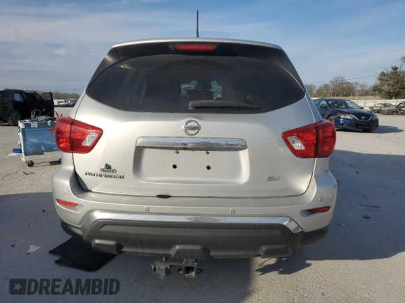 2018 Nissan Pathfinder S with VIN 5N1DR2MN8JC652708, listed as a Copart auction lot 46680015 with 122,281 mi miles and Salvage Title. Bid and sale history available at carsss.com. Image 6.