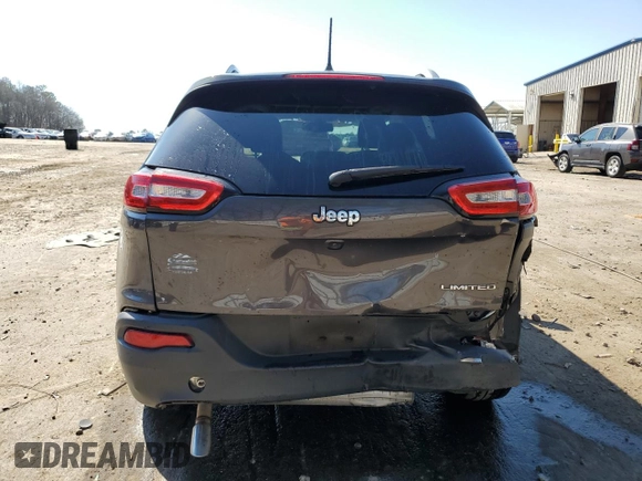 2017 Jeep Cherokee Limited with VIN 1C4PJLDB6HD233183, listed as a Copart auction lot 47366205 with 58,748 mi miles and Salvage Title. Bid and sale history available at carsss.com. Image 6.