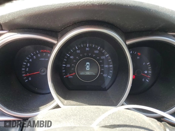 2015 Kia Optima EX with VIN 5XXGN4A73FG386892, listed as a Copart auction lot 52632605 with 208,223 mi miles and Salvage Title. Bid and sale history available at carsss.com. Image 9.