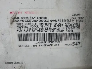 2012 Mitsubishi Lancer ES with VIN JA32U2FU5CU023269, listed as a Copart auction lot 73114394 with 150,140 mi miles and Salvage Title. Bid and sale history available at carsss.com. Image 14.