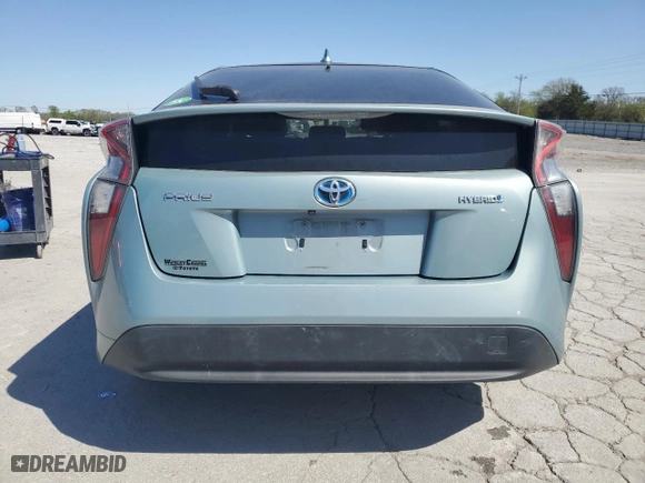 2016 Toyota Prius Two with VIN JTDKBRFU0G3503411, listed as a Copart auction lot 52234205 with 139,443 mi miles and Salvage Title. Bid and sale history available at carsss.com. Image 6.