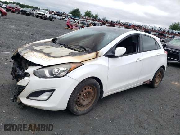2014 Hyundai Elantra GT with VIN KMHD35LH1EU198851, listed as a Copart auction lot 58508734 with 0 mi miles and Non Repairable. Bid and sale history available at carsss.com. Image 1.