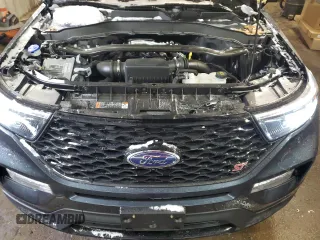 2024 Ford Explorer ST with VIN 1FM5K8GC1RGA38643, listed as a Copart auction lot 42594855 with 9,093 mi miles and Salvage Title. Bid and sale history available at carsss.com. Image 12.