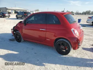 2016 FIAT 500 Sport with VIN 3C3CFFBR1GT144832, listed as a Copart auction lot 46041825 with 99,464 mi miles and Non repairable. Bid and sale history available at DreamBid. Image 2.