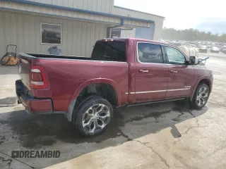 2022 Ram 1500 Limited with VIN 1C6SRFHT0NN307945, listed as a Copart auction lot 54739645 with 76,237 mi miles and Salvage title. Bid and sale history available at DreamBid. Image 3.