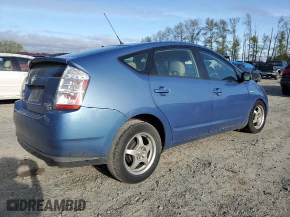 2009 Toyota Prius with VIN JTDKB20U297843512, listed as a Copart auction lot 53096415 with 100,059 mi miles and Salvage Title. Bid and sale history available at carsss.com. Image 3.