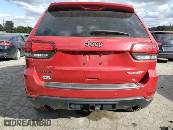 2021 Jeep Grand Cherokee Trailhawk with VIN 1C4RJFLG0MC771918, listed as a Copart auction lot 75835754 with 37,185 mi miles and Salvage Title. Bid and sale history available at carsss.com. Image 6.