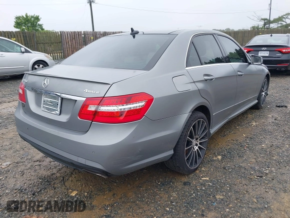 2011 Mercedes-Benz E 550 Luxury with VIN WDDHF9AB9BA407503, listed as a IAAI auction lot 42515013 with 216,419 mi miles and . Bid and sale history available at DreamBid. Image 4.