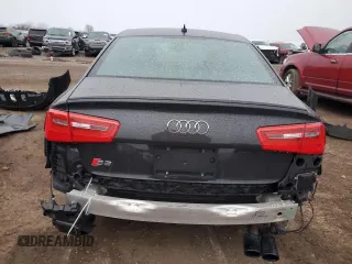 2013 Audi S6 Prestige with VIN WAUJ2AFC8DN121225, listed as a Copart auction lot 80797594 with 126,532 mi miles and Salvage Title. Bid and sale history available at carsss.com. Image 6.