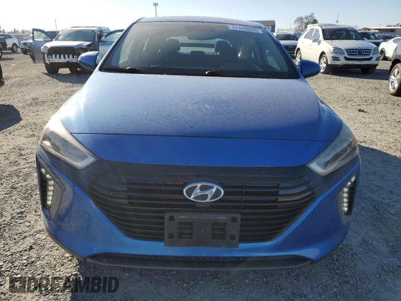 2017 Hyundai Ioniq Limited with VIN KMHC85LC7HU018827, listed as a Copart auction lot 42440655 with 125,104 mi miles and Salvage Title. Bid and sale history available at DreamBid. Image 5.