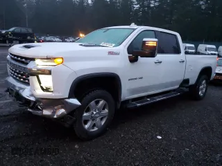 2020 Chevrolet Silverado 3500HD LTZ with VIN 1GC4YUEY0LF201236, listed as a Copart auction lot 83743124 with 116,590 mi miles and Salvage Title. Bid and sale history available at DreamBid. Image 1.